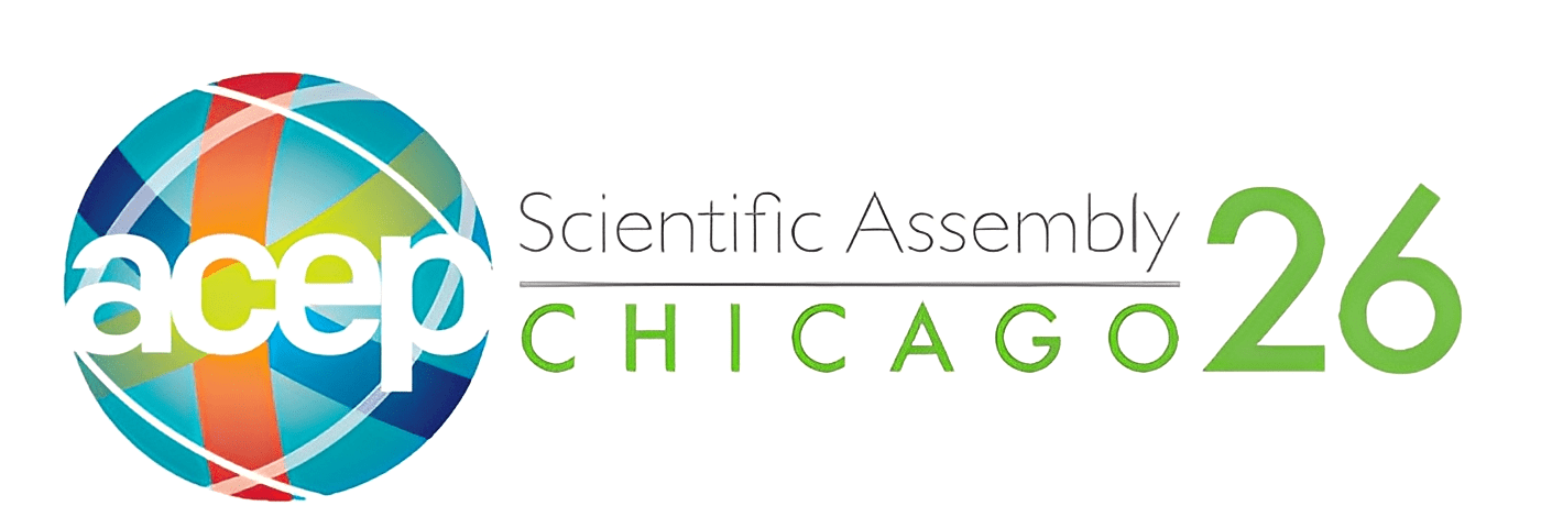 ACEP Scientific Assembly 2026 Chicago logo.